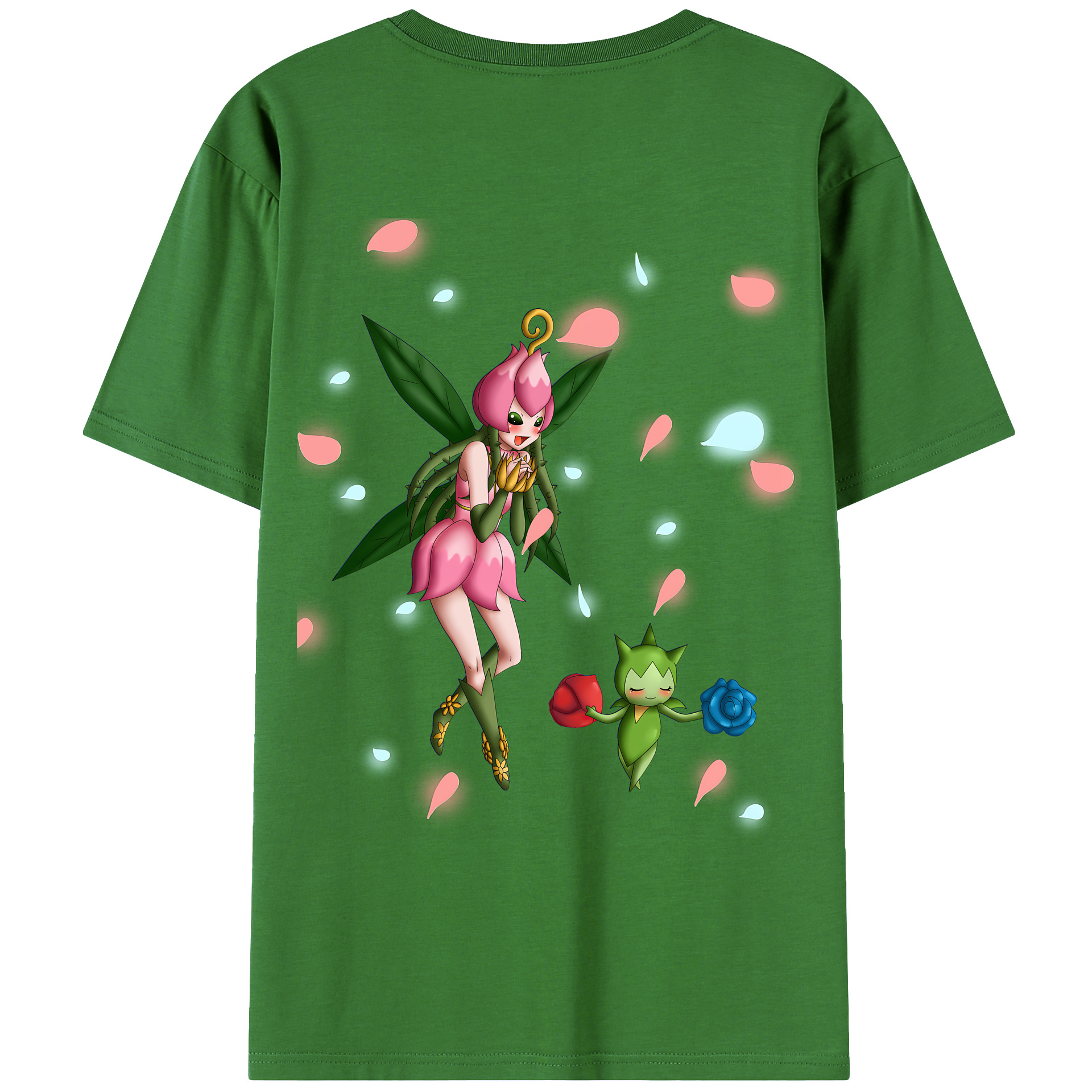 （画像用） Digimon デジタルモンスター/デジモン レディース半袖Tシャツ(バックプリント)